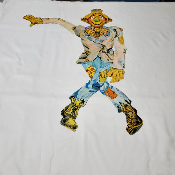 Vintage 24” Halloween Cardboard Die-Cut Jointed Scarecrow – Halloween Décor - Picture 4 of 9